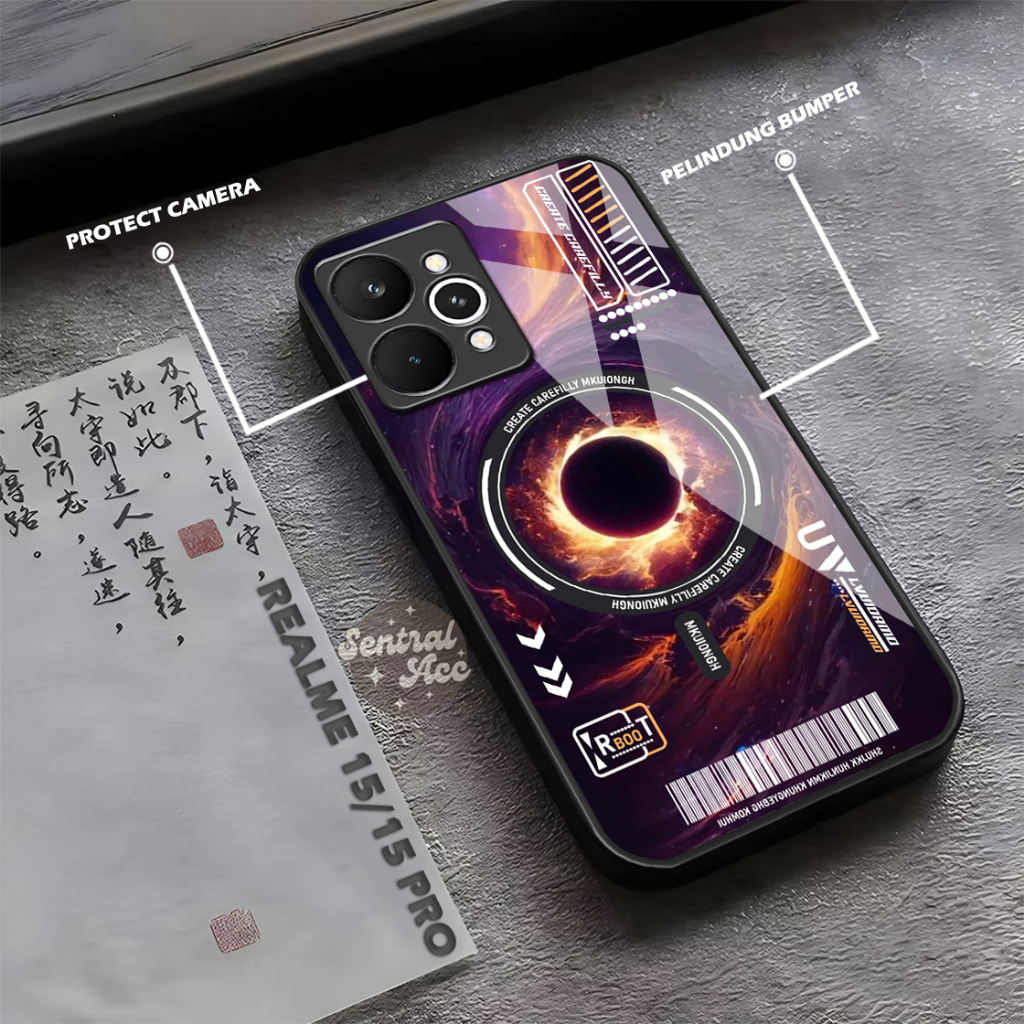 Case Kaca Realme 15 5G/Realme 15 Pro 5G Case Hp Untuk Realme 15 5G /Realme 15 Pro 5G Casing Hp Untuk