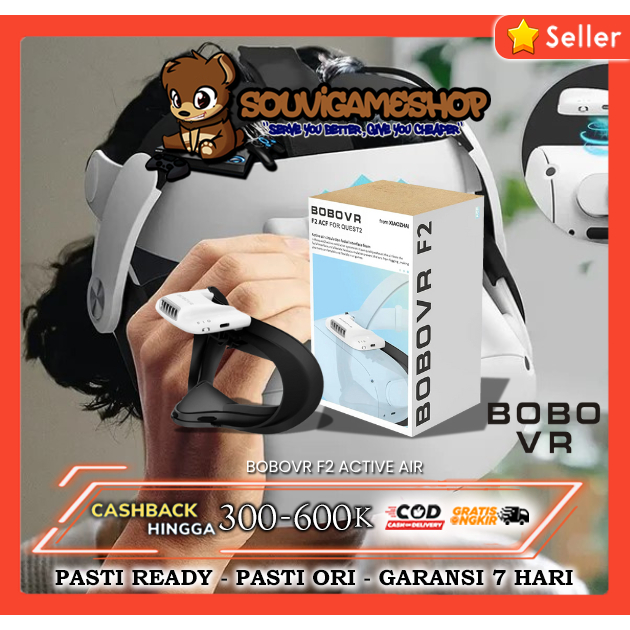 BOBOVR F2 ACTIVE AIR CIRCULATION FACE INTERFACE PAD OCULUS QUEST 2