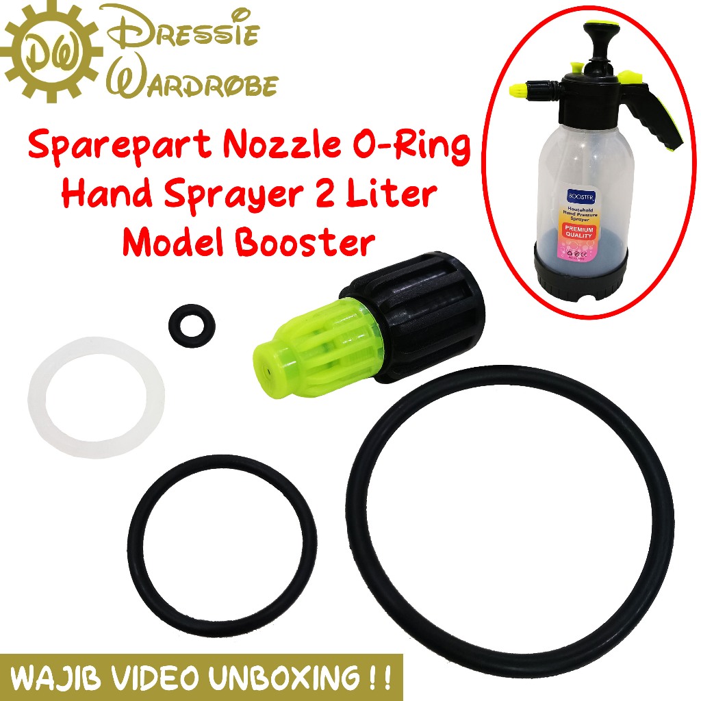 Sparepart Kepala Head Nozzle O Ring Seal Karet Hand Sprayer Semprot Tangan 2 Liter model Booster