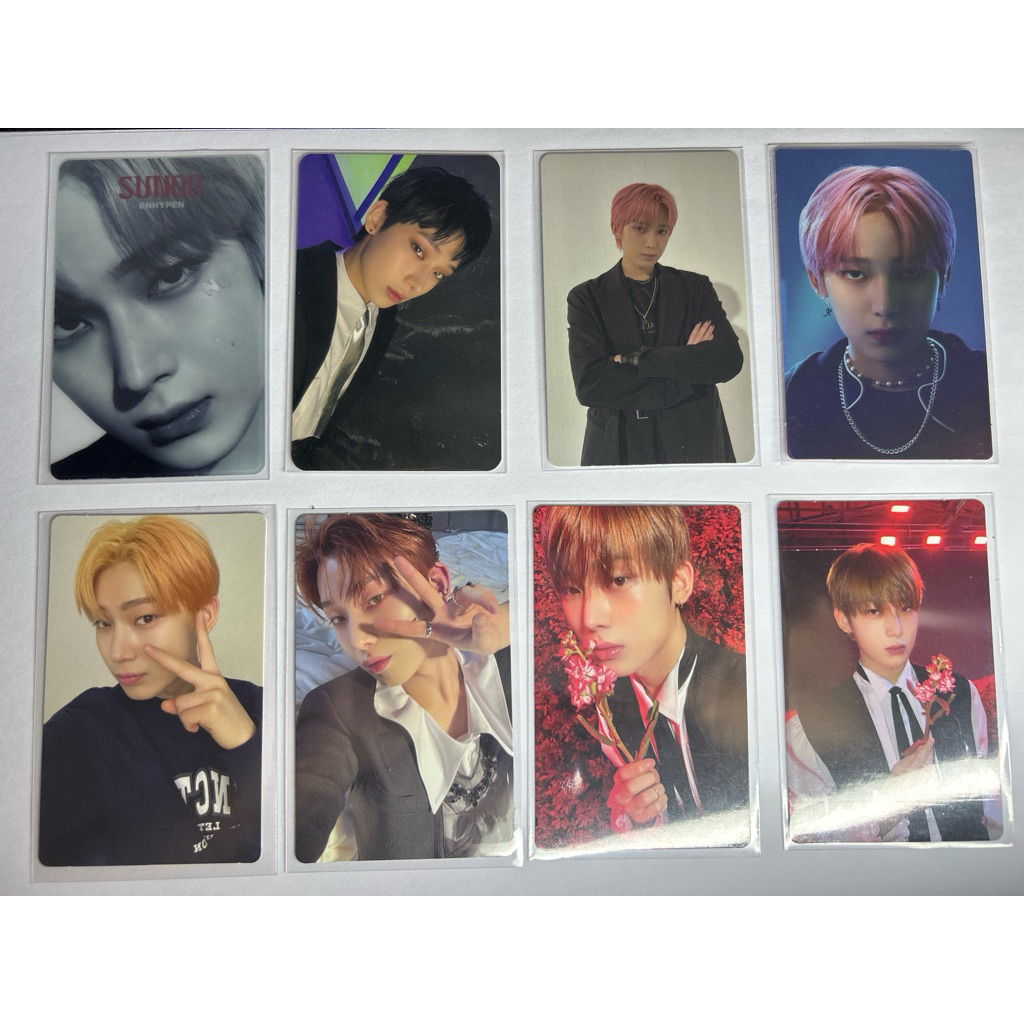 [BACA DESC] photocard sunoo official album and pob dimension dilemma manifesto day one dimension ans