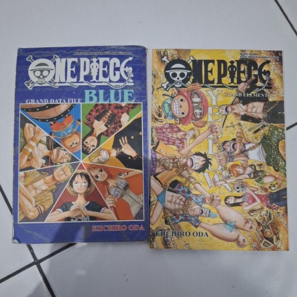 Komik One Piece Data Book Yellow dan Blue