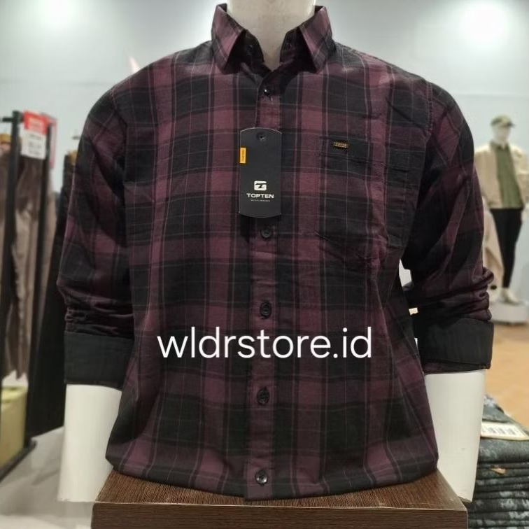 KEMEJA PRIA BRAND TOP TEN ORIGINAL 0438