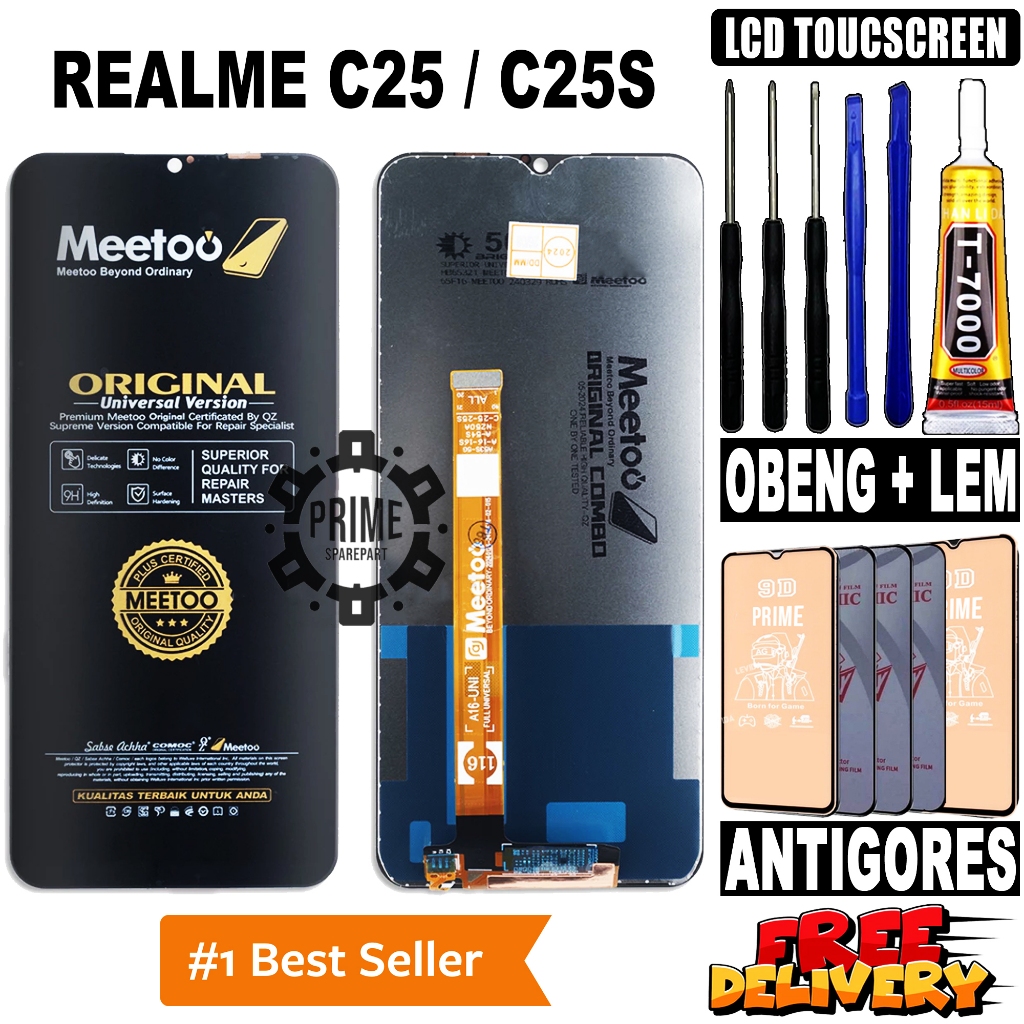 LCD REALME C25 / C25S ORIGINAL OEM LCD TOUCHSCREEN REALME C25 / C25S FULLSET