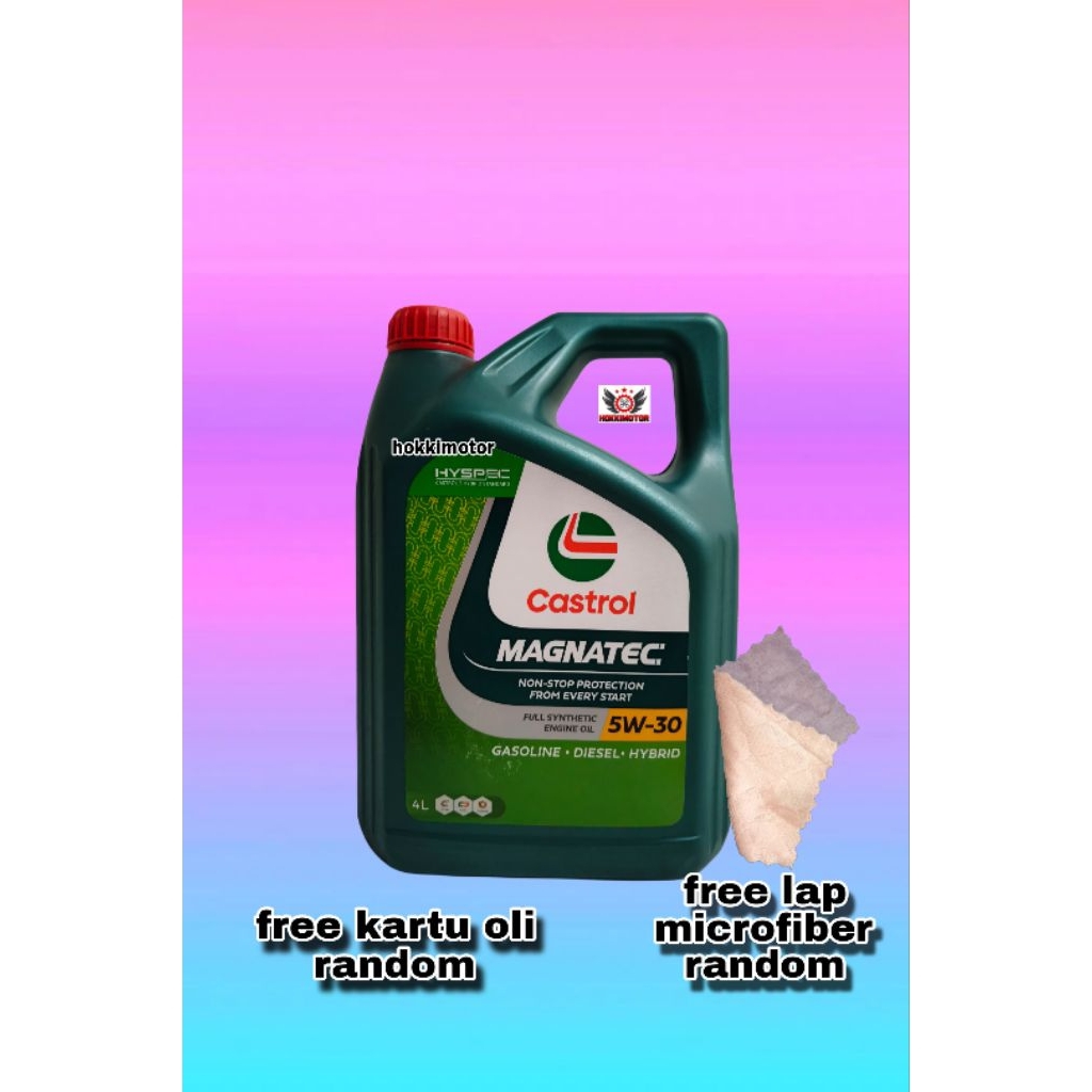 OLI MESIN MOBIL CASTROL MAGNATEC 5W-30 HYSPEC 4 LITER