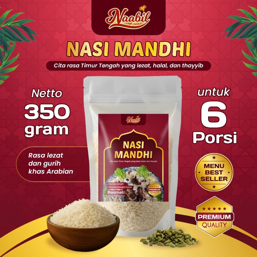 

NAABIL - Nasi Mandhi 350 gram mudah dan praktis