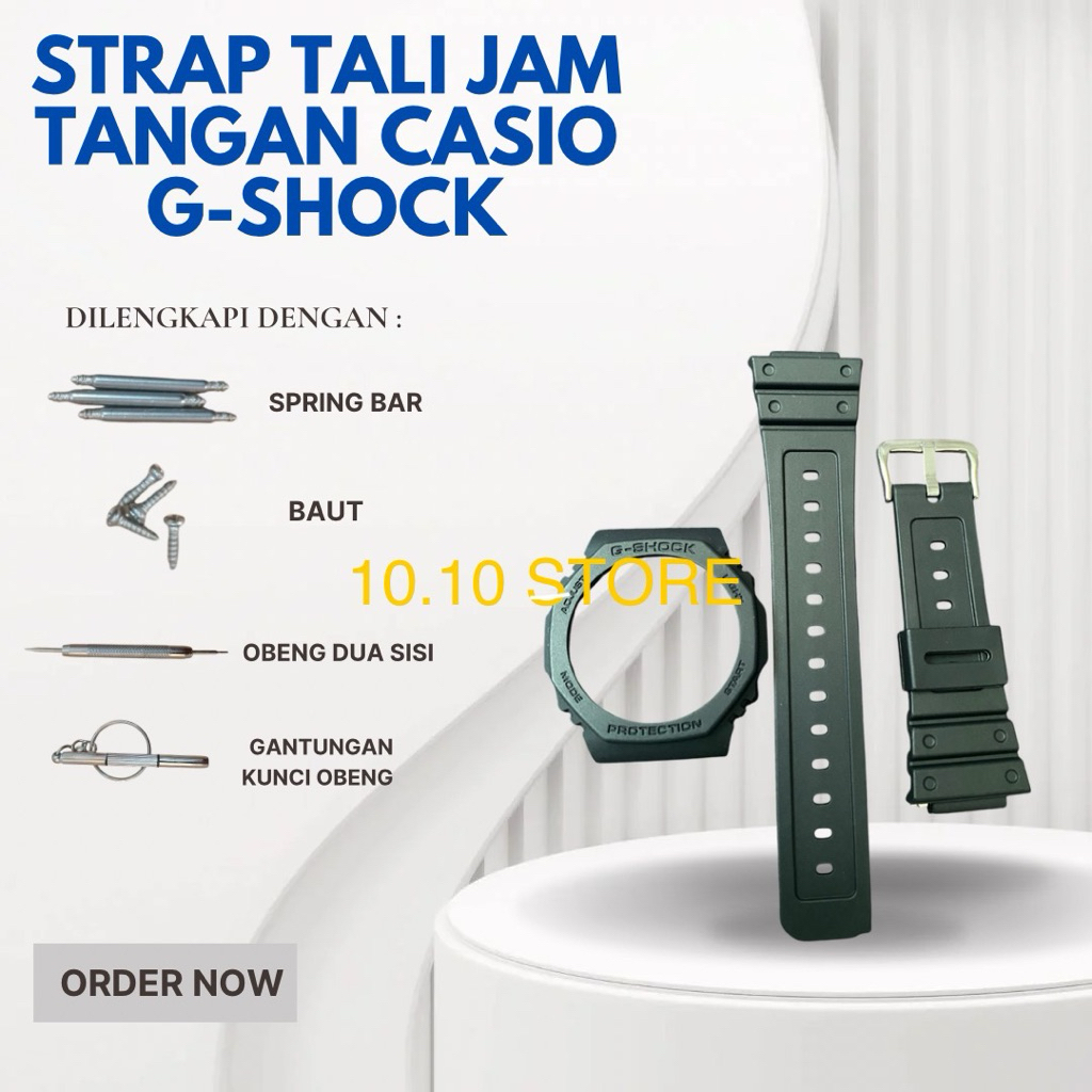 TALI RUBBER BAND BEZEL STRAP CASE GA2100 GA2110 GA 2100 GA 2110  GA B2100 Bezel BESEL original Casio