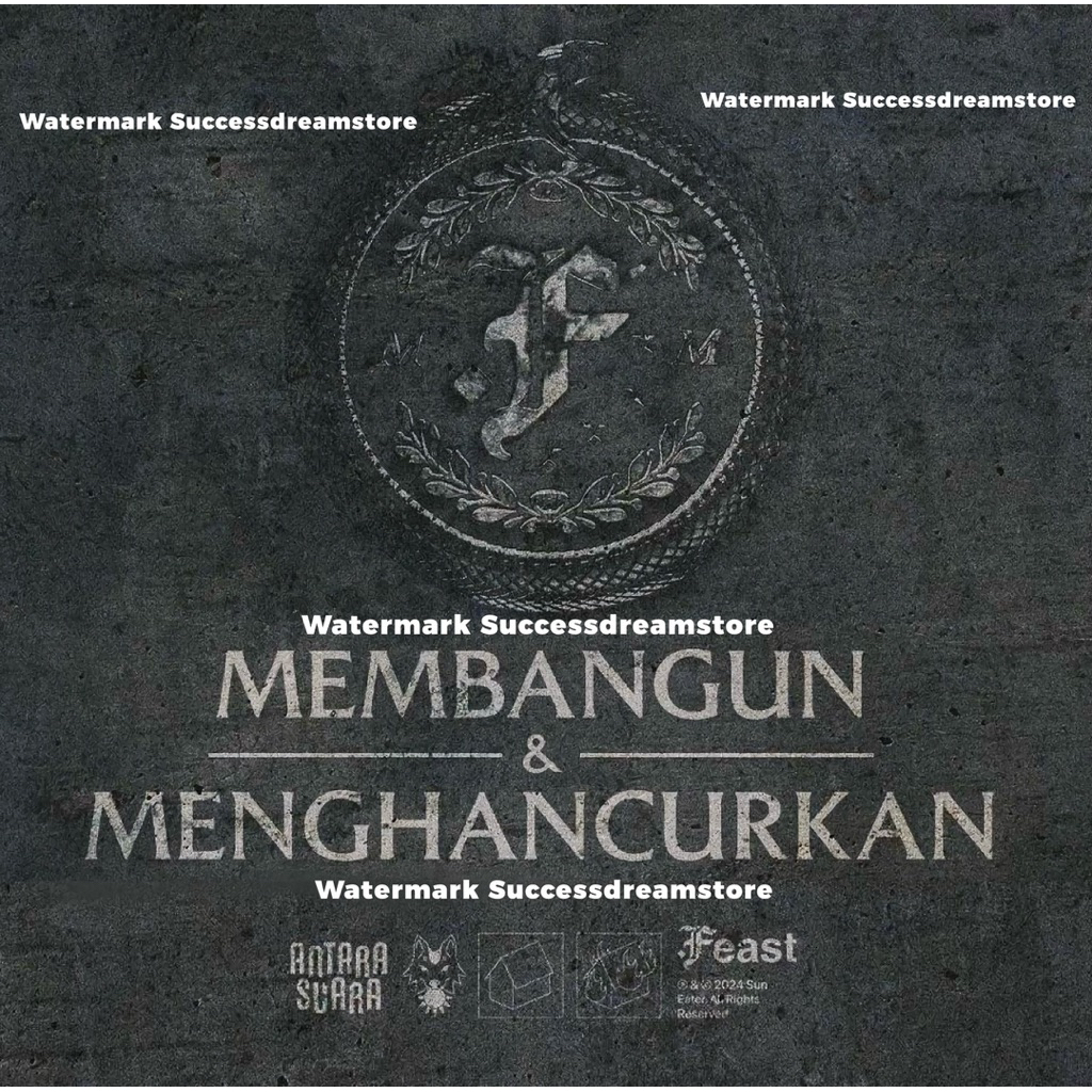 Bendera Feast Album Membangun Dan Menghancurkan Flag .Feast M&M