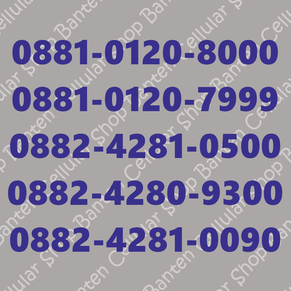 Nomor Cantik Kartu Perdana Smartfren