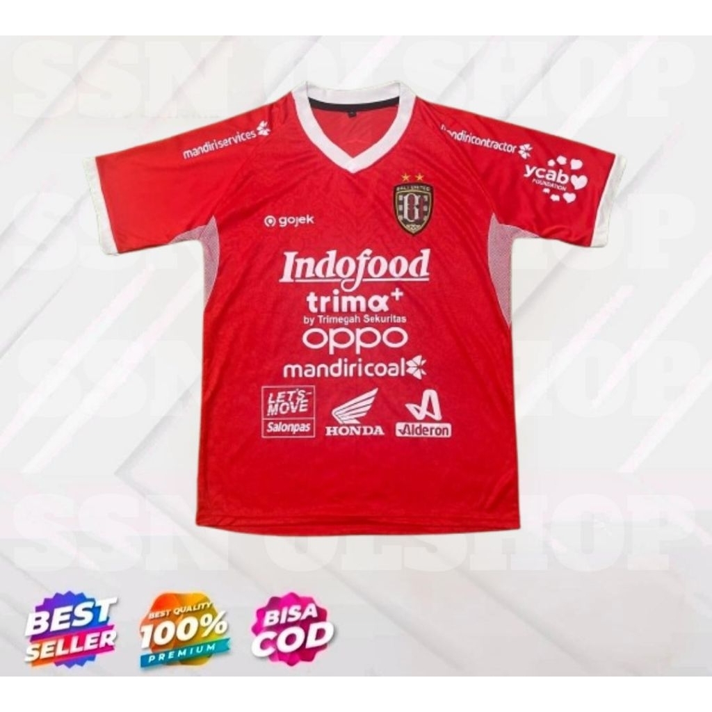 Jersey Bali United Terbaru Home 2025 (Merah)  Baju Bola Bali United Terbaru Merah 2025 2026
