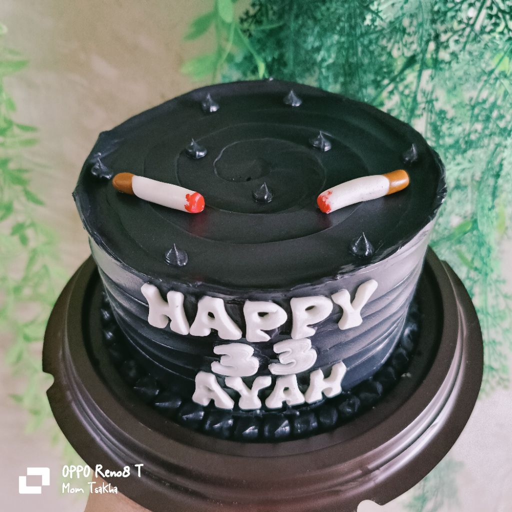 Mini cake / kue ultah mini UK.12cm