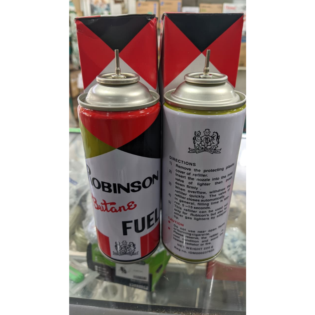 ROBINSON Isi Korek Api Gas, Minyak Robinson Korek Api Gas 220g