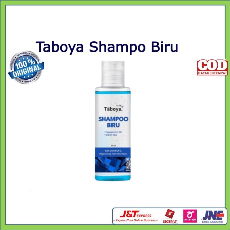 Taboya Shampo Biru Mengatasi Ketombe, Rambut Lepek, dan Bau Tak Sedap