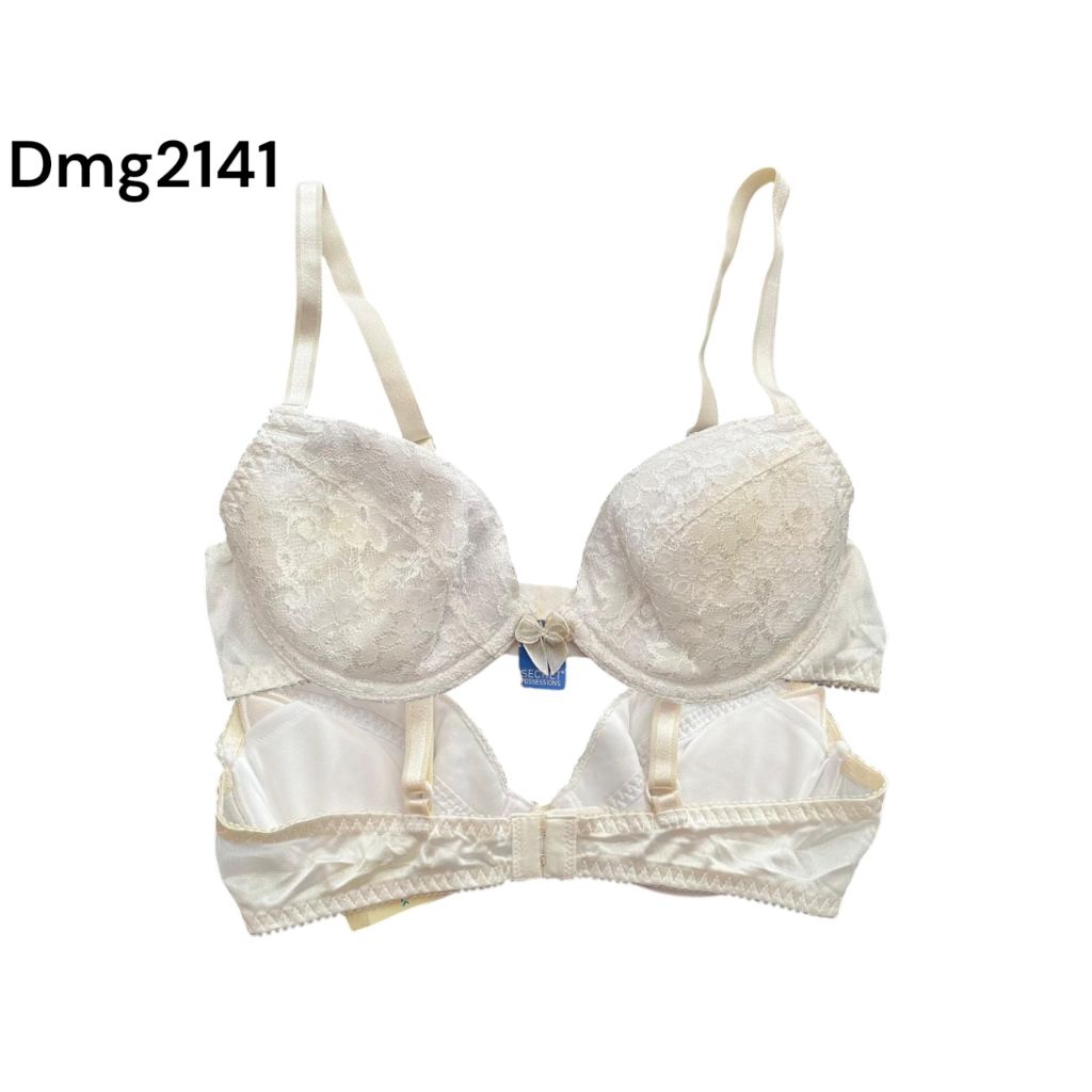 #V Dmg2141 bra branded bra berbusa berkawat bra Rijeck noda size 32A