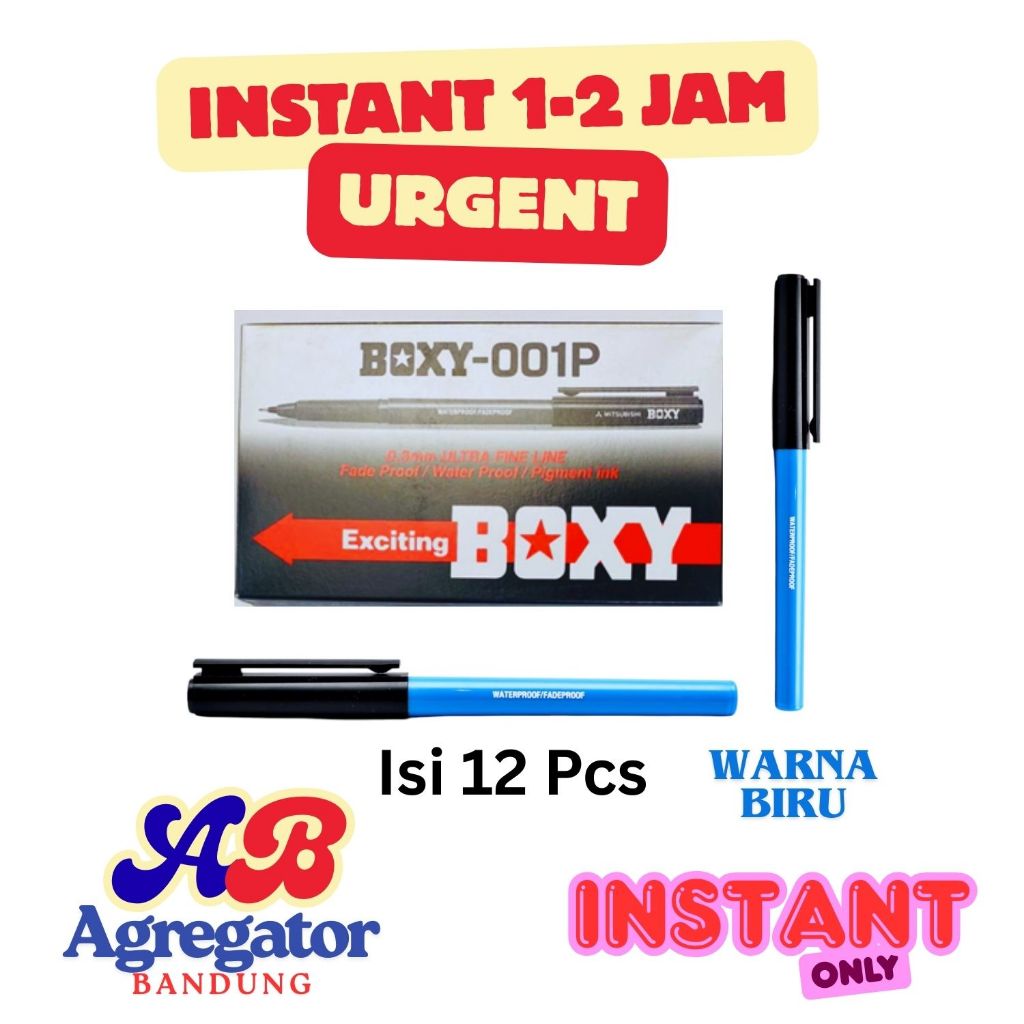 

Pulpen Mitsubishi Boxy-001P / Pen Boxy 001P / Pulpen Boxy-001P - Bandung Instant