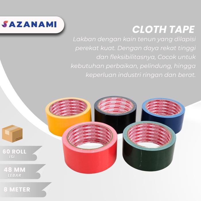 Lakban Sazanami Plastik 2in Kuning