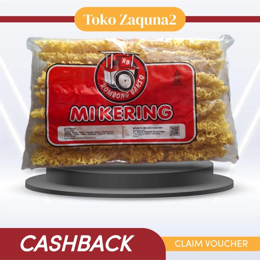 

Mie Kering 450gr Rombong Bakso RB Buwuhan Mie Sayur