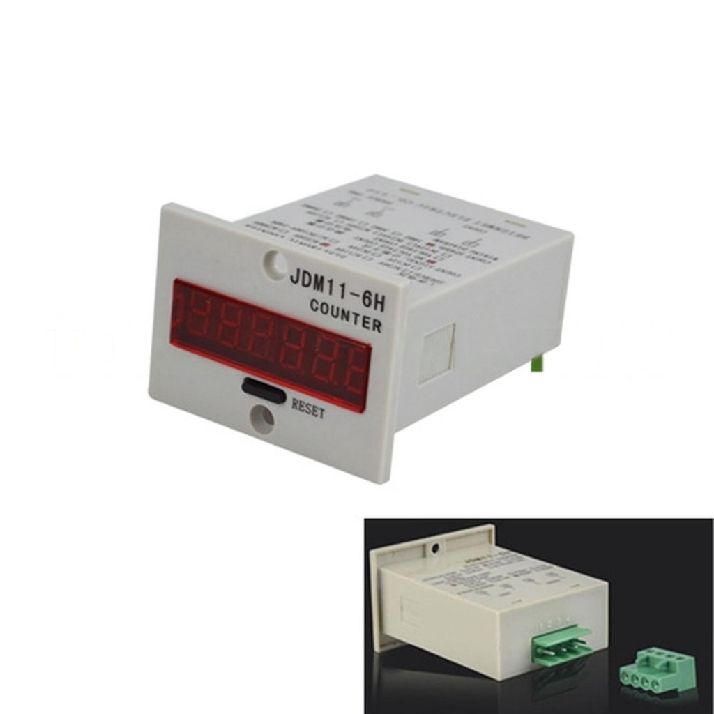 JDM11-6H JDM11 6H 220V Display 6 Digit Counter Elektronik SC58