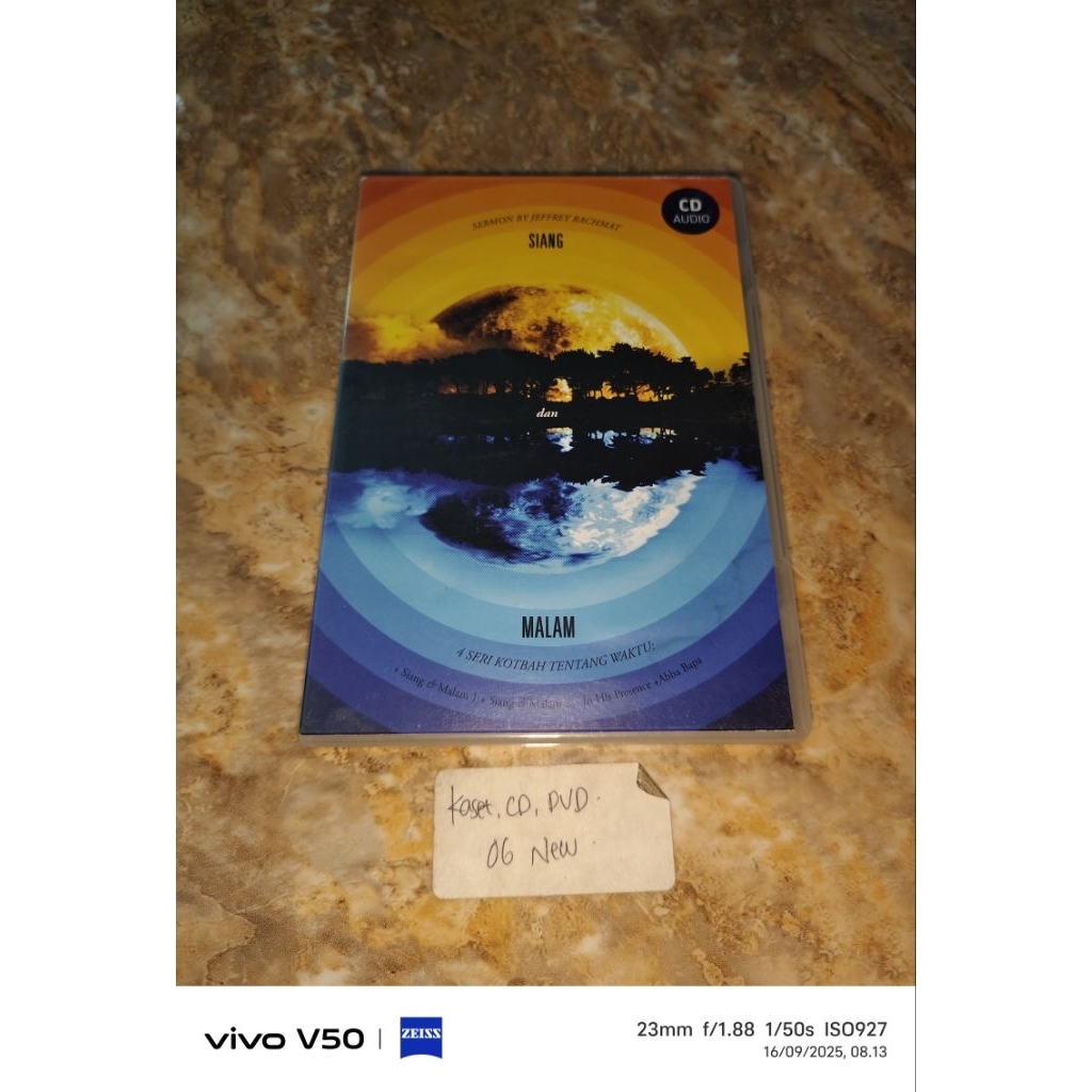 Kaset CD Siang dan Malam Sermon by Jeffrey Rachmat