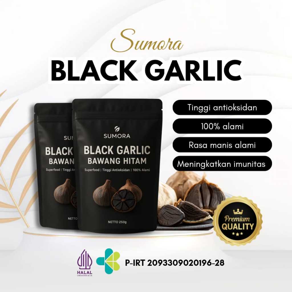 

Black Garlic Tunggal 250gr Original | Bawang Hitam Fermentasi Herbal Premium Sehat Alami