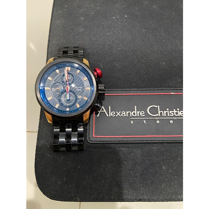 Jam Tangan Pria Alexandre Christie 6163MC Mulus Like New