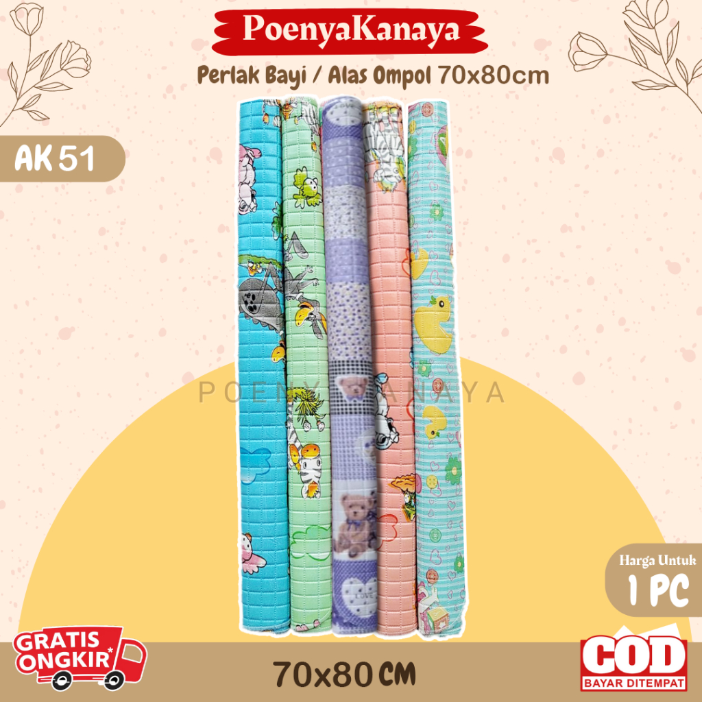 Perlak Bayi Alas Ompol Besar Big 80X70Cm Kevin Ak51