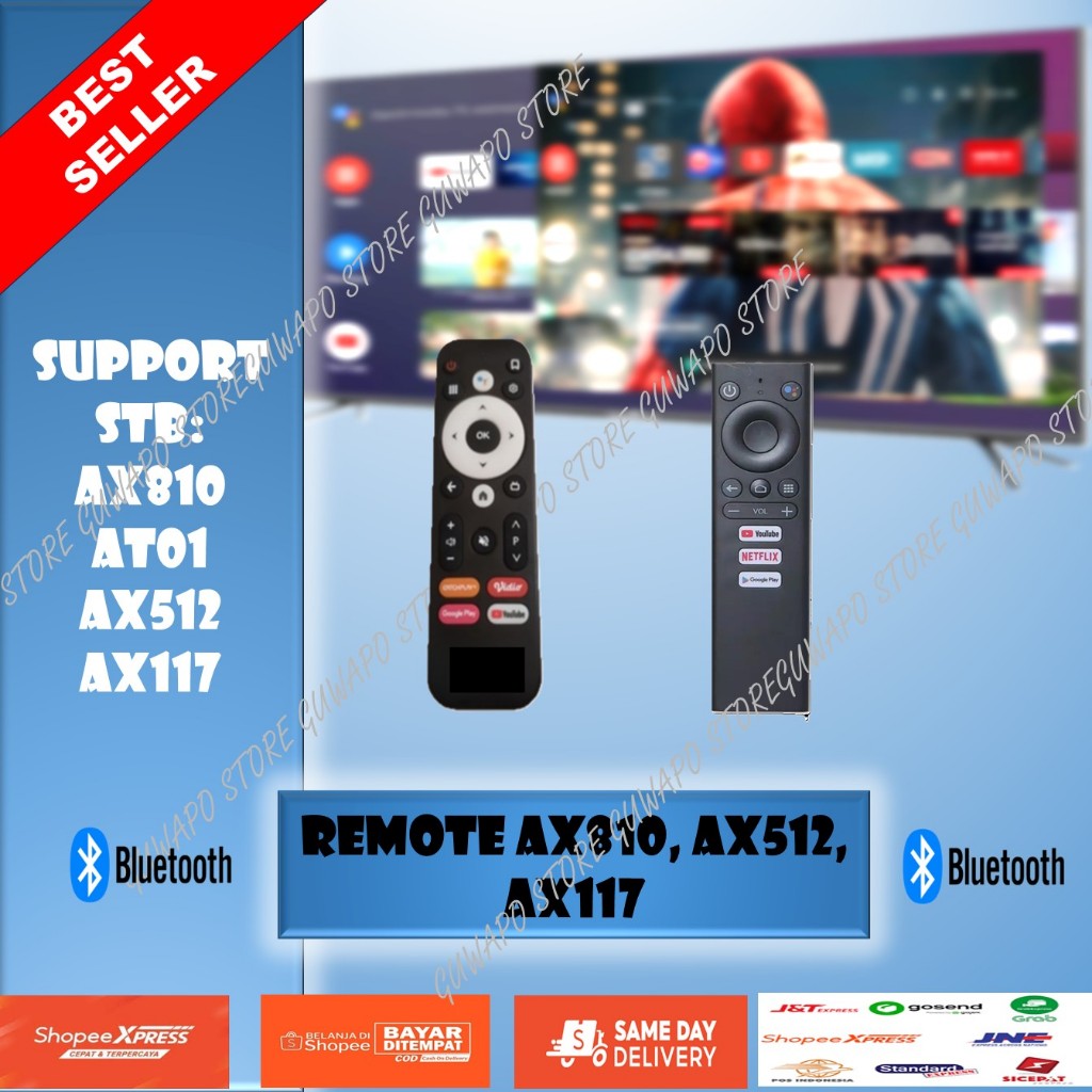 Remote STB Android Ax810, AT01, Ax512, Myrep Original