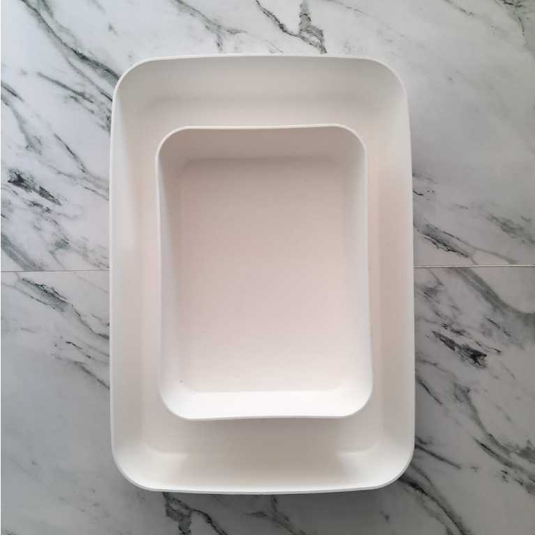 Montessori Tray Sensory / Nampan Plastik Putih