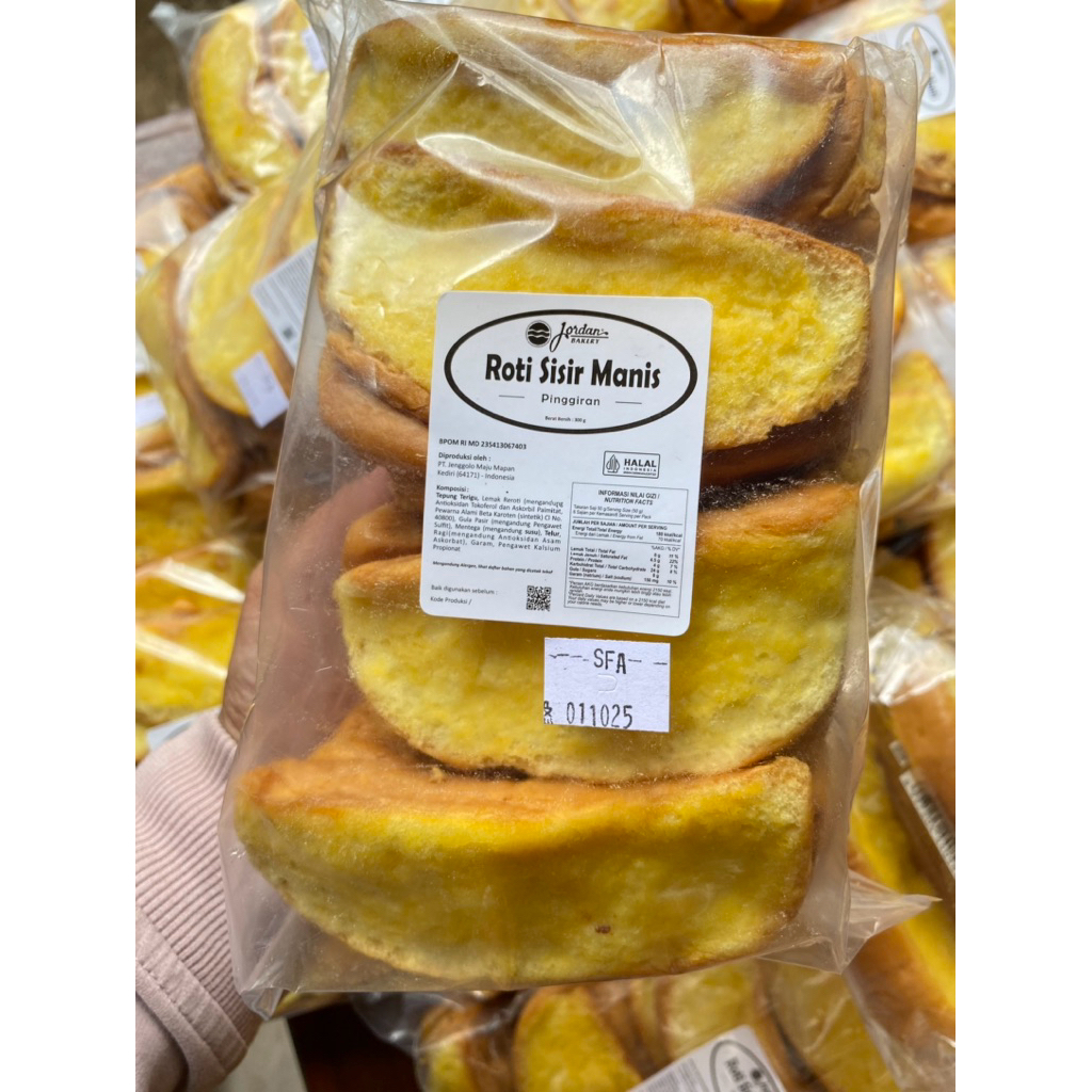 

[1 pack isi 24] roti sisir pinggiran jordan, roti sisir manis