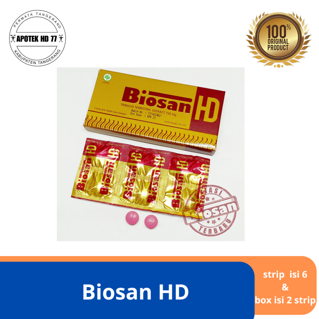 BIOSAN HD ekstrak tribulus | MENINGKATKAN KESUBURAN PRIA