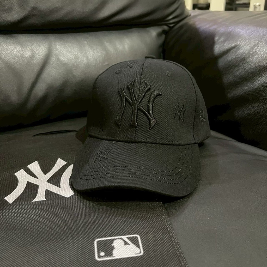 TOPI NY LOGO FULL BLACK BORDIR