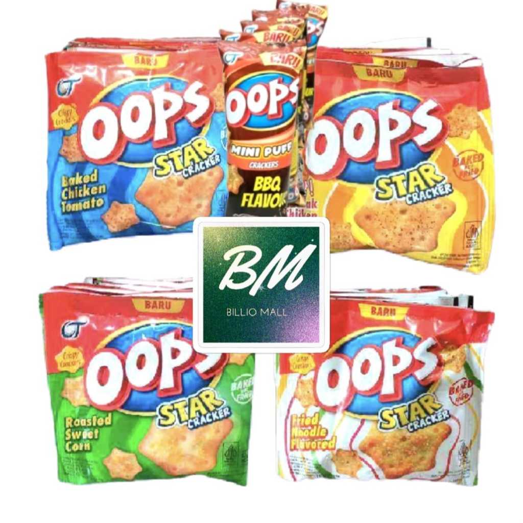 Oops Star Crackers Renceng (isi 10 Pcs)