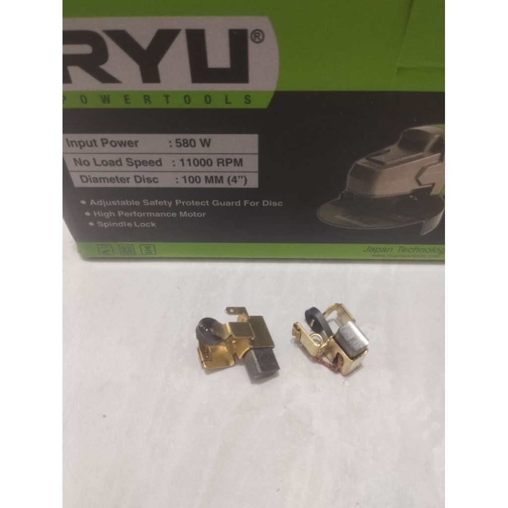 original brush holder+rumah carbon brush gerinda ryu rsg 100-3