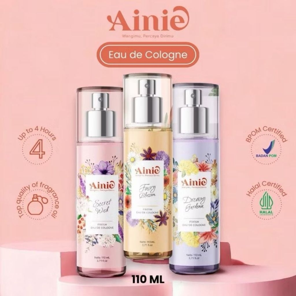 ￼Ainie Fresh Eau De Cologne 110ml Parfum Wanita