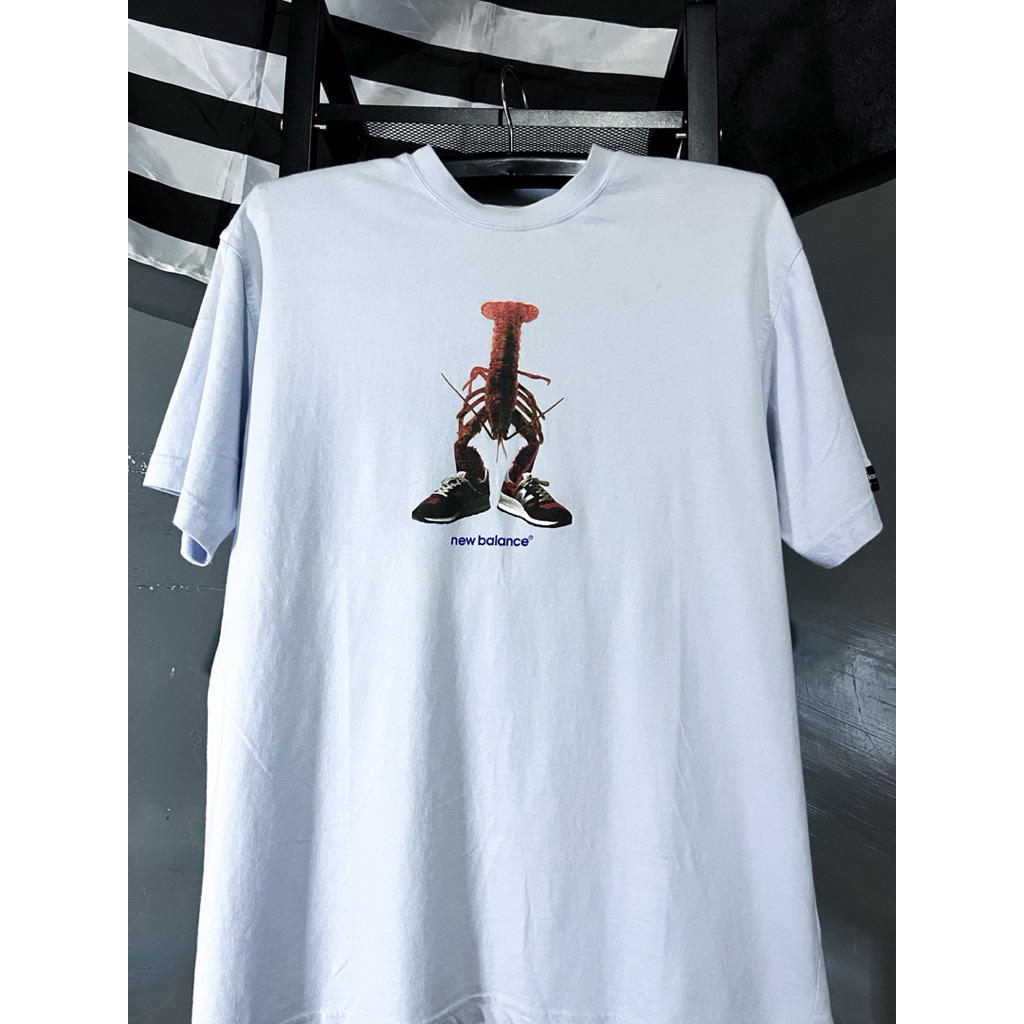 Kaos T Shirt Vintage New Balance Japan Lobster Second