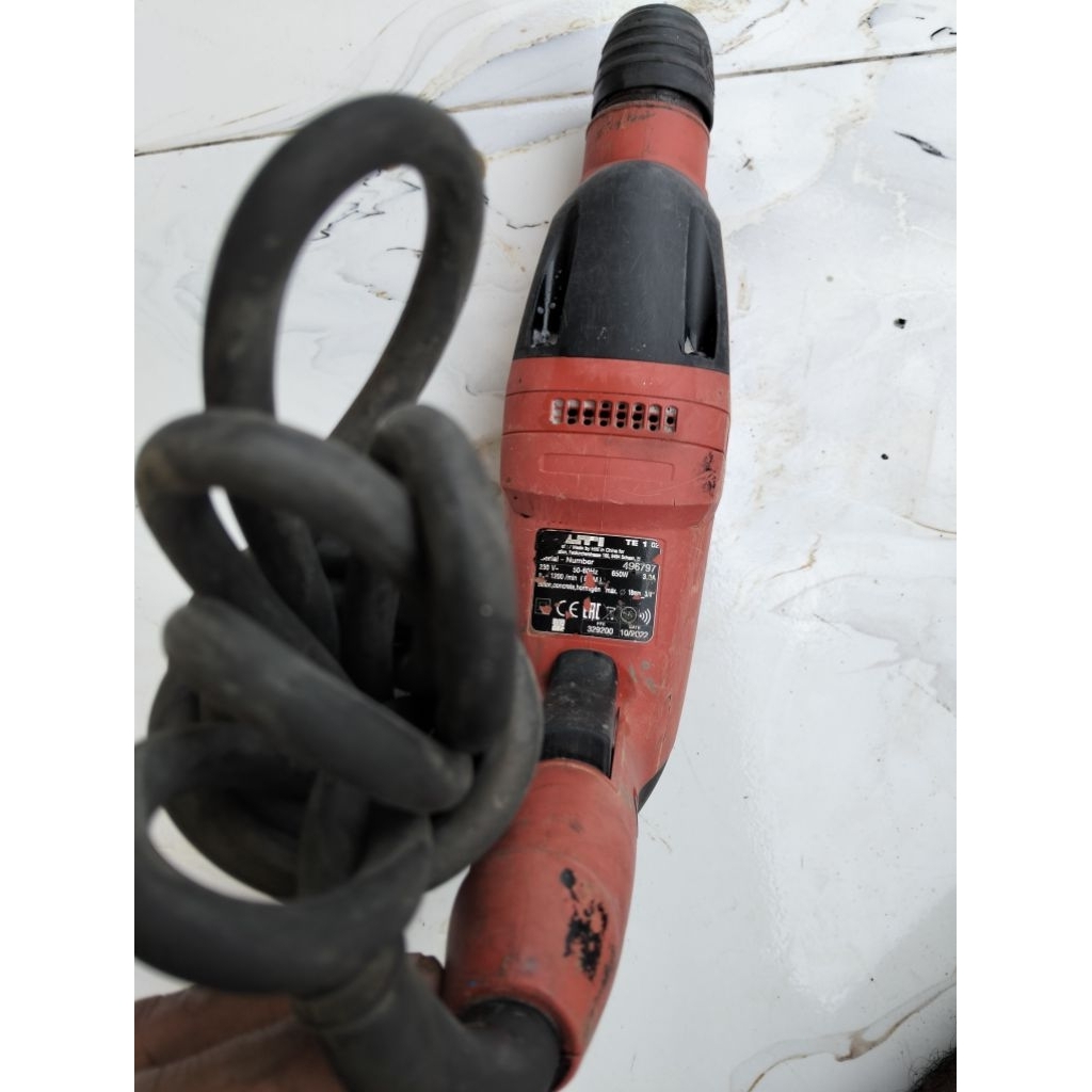 BOR HILTI TE 1 KONDISI BARANG MASIH NORMAL SIAP PAKAI KERJA ORIGINAL SECOND