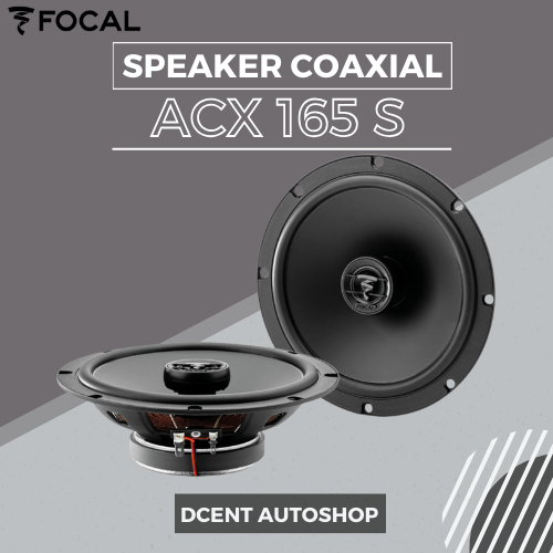 Speaker Audio Mobil Speaker Focal ACX 165 S - 6.5 Inch - Speaker 2-Way Coaxial Mobil - Audio Mobil -