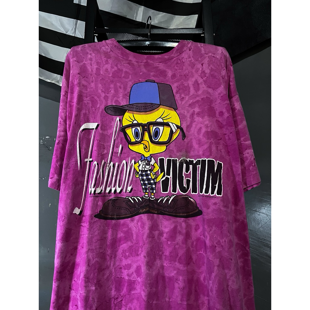 Kaos T Shirt Vintage Looneytunes Tweety 1996 Second