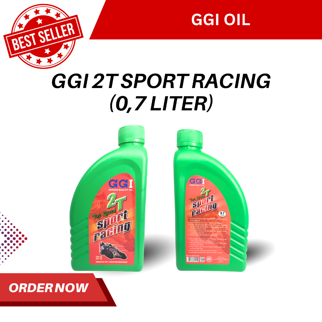 OLI GGI 2T SPORT RACING / SPORT ENGINE OIL SAE 20 API TB (0,7 LITER / 700 ML)