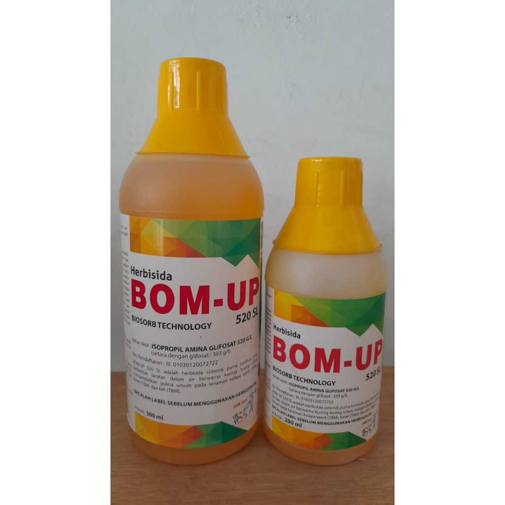 Herbisida Sistemik Bom Up 520 SL Asli || Herbisida Bom Up 520 SL || Obat Rumput Liar