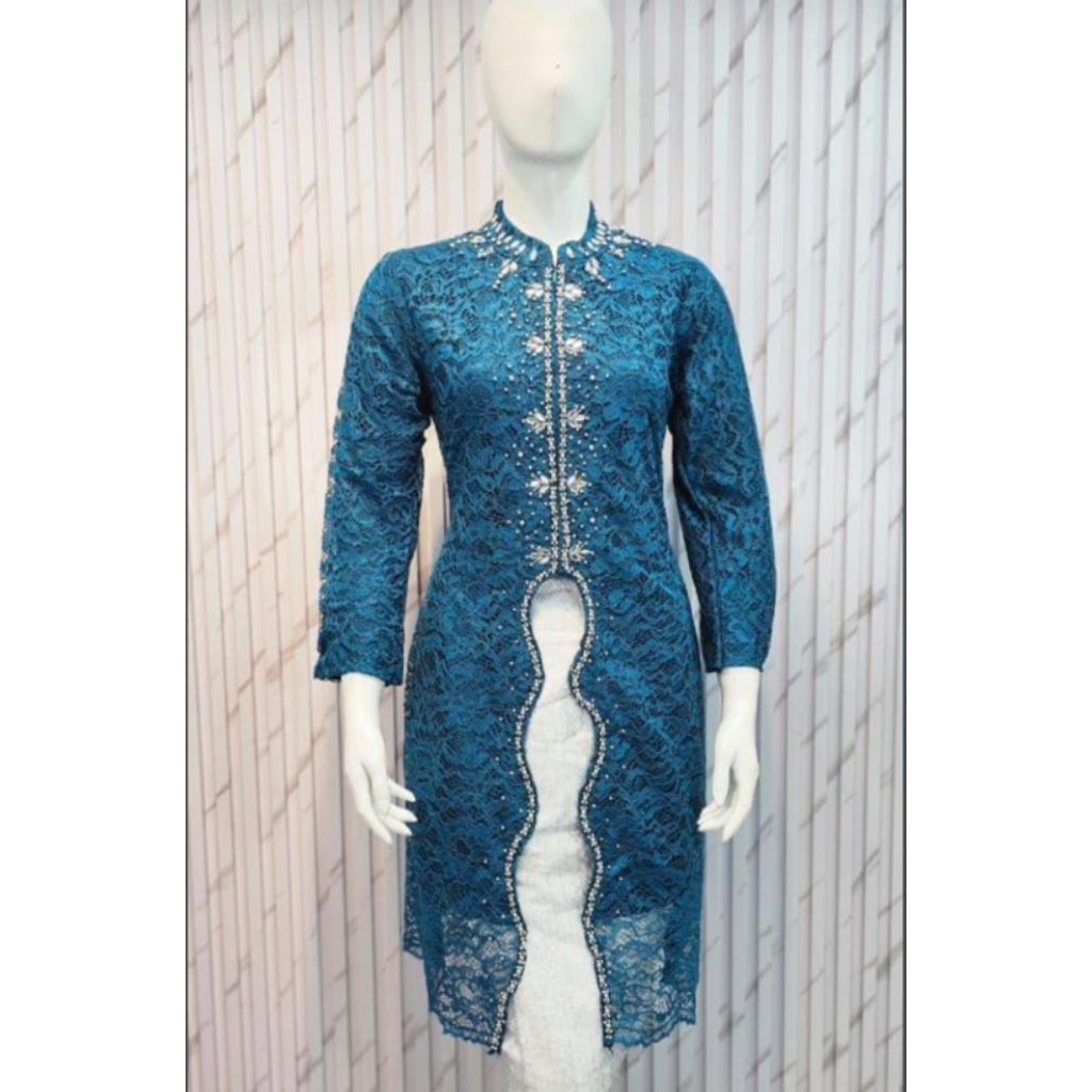 Kebaya Long Tunik Plus selendang || Kebaya Pesta JUMBO //kebaya wisuda Baju Dress