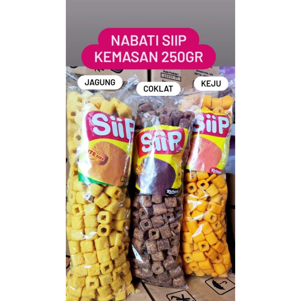 Nabati siip keju jagung coklat 250gr