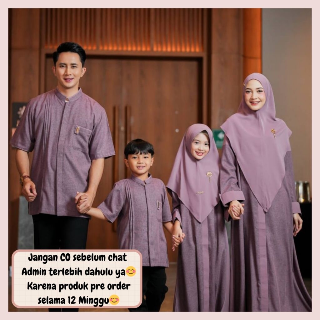 Shafira Syafira sarimbit lebaran 2026 by nararya OPEN PRE ORDER (READY JANUARI 2026) family set coup