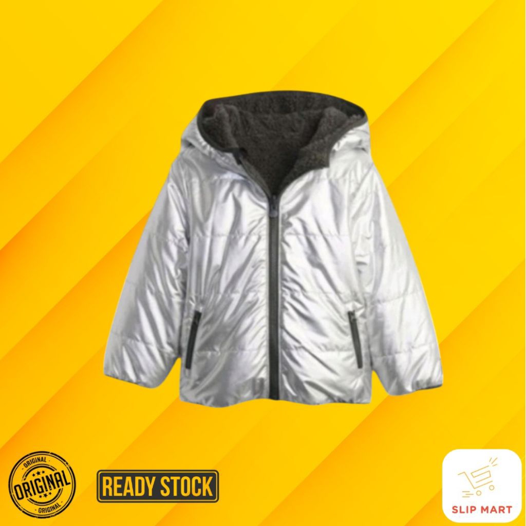 Gap Toddler Metallic Reversible Puffer Jacket