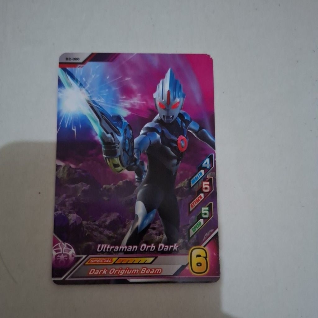 Kartu Ultraman Fusion Fight Ver 2 Ultraman Orb Dark