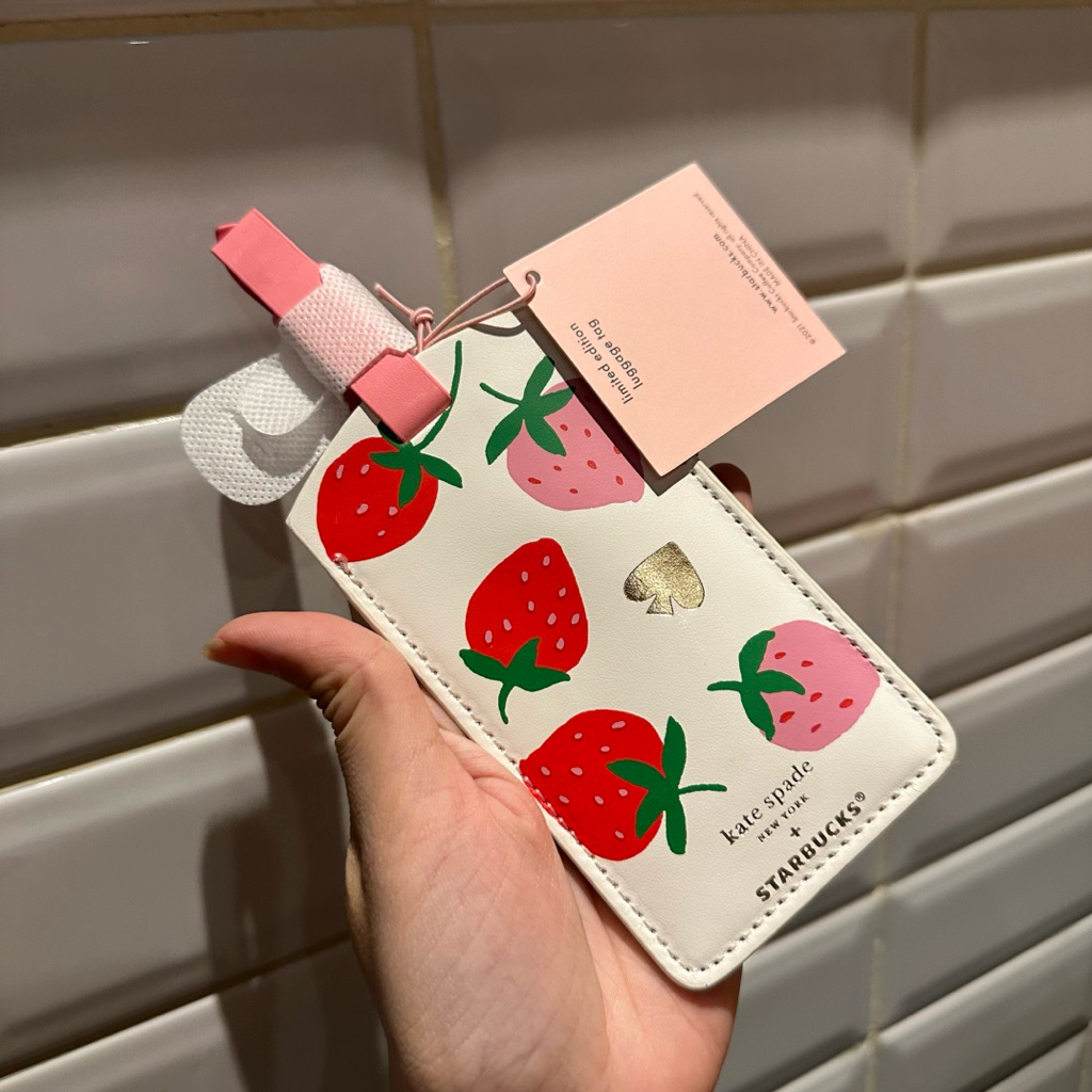 NEW Exclusive Starbucks x Kate Spade New York Luggage Tag Limited Edition Original Starbucks