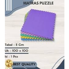 atras Evamat Tebal 2 Cm - Matras Beladiri Taekwondo,Karate Matras Eva Puzzle Beladiri Matras Arena S