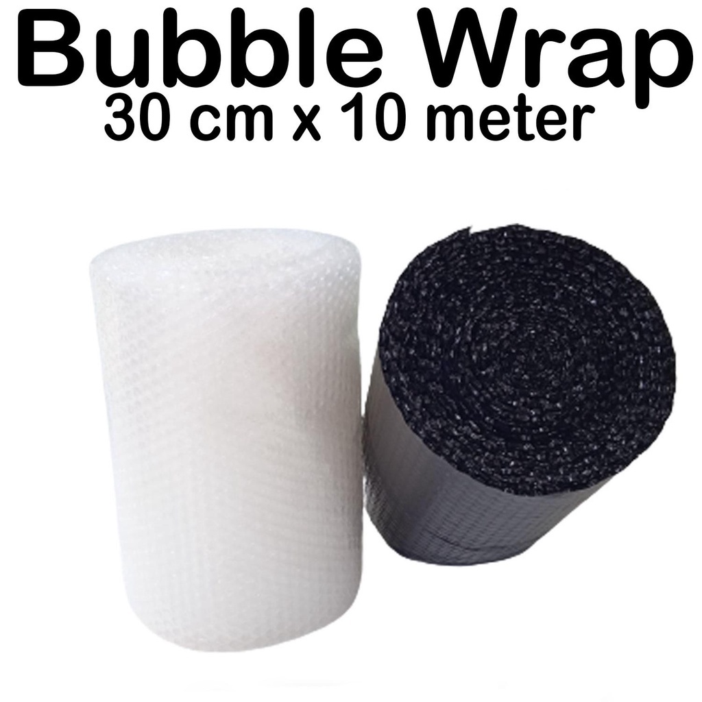 

Bubble Wrap Bening - Bubble Wrap Hitam 3KG MPI UK 30 cm x 10 meter / Bubble Kebutuhan Packing - Bubble Murah Berkualitas