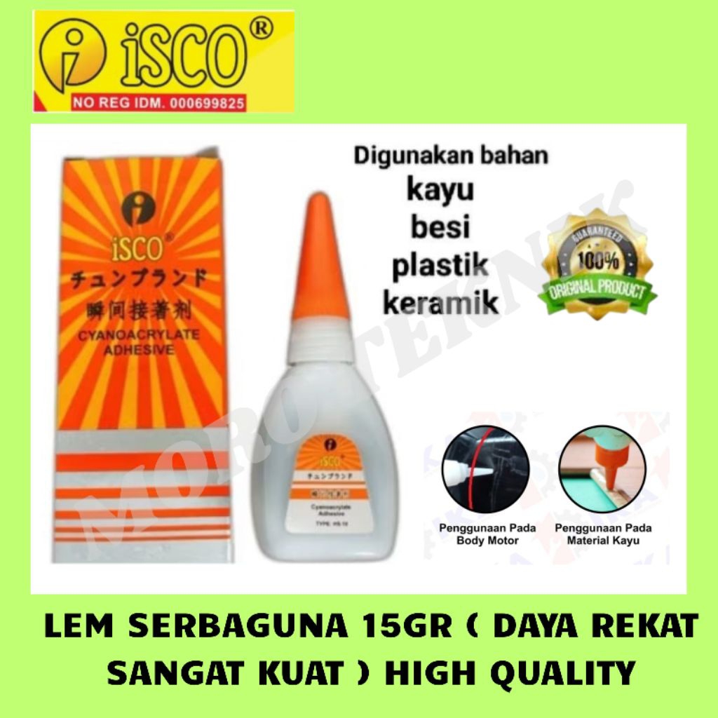

LEM SERBAGUNA 15GR DAYA REKAT SANGAT KUAT ORIGINAL