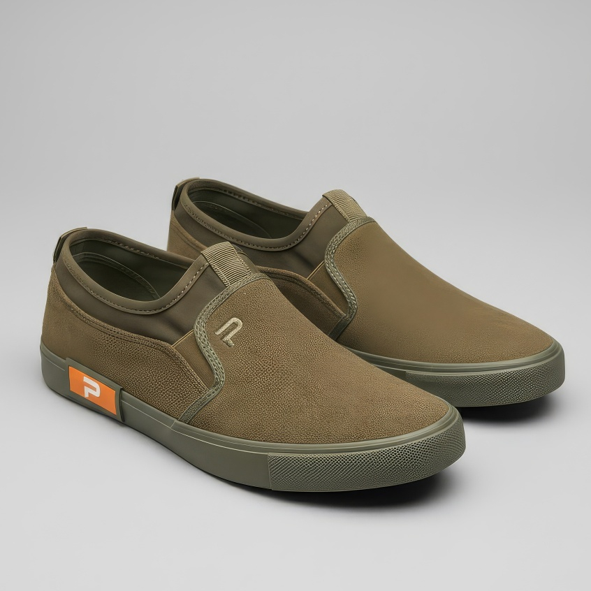 Paulmay Sepatu Slipon Pria Wanita Kyoto - Army