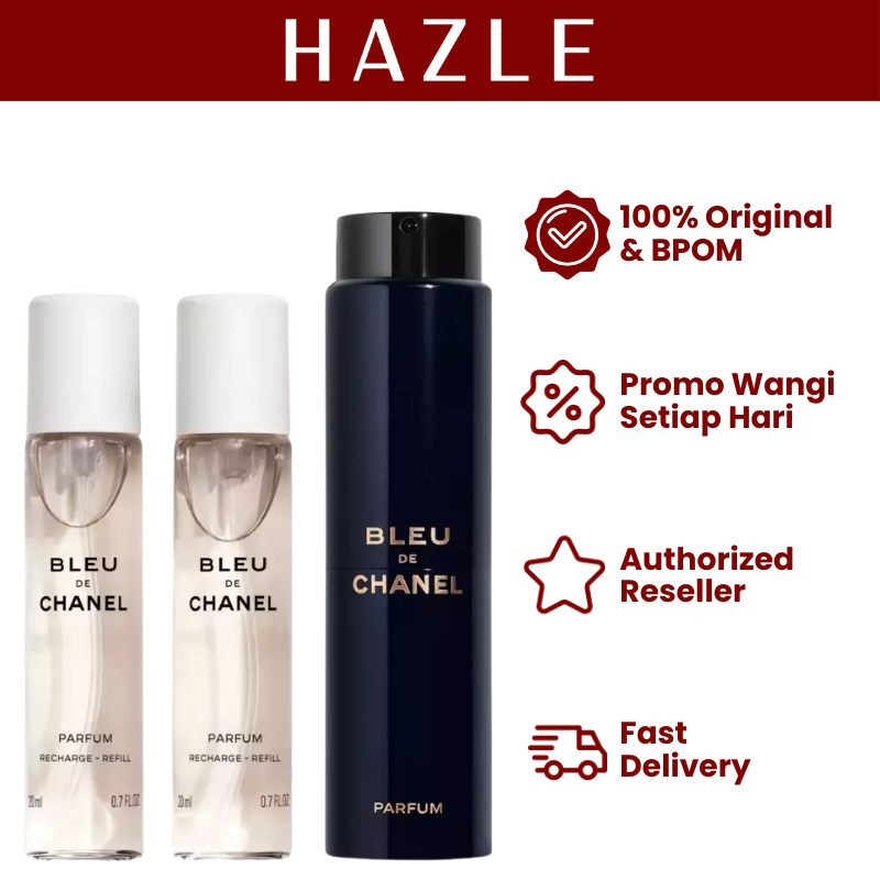 Chanel Bleu De Chanel Twist and Spray Man Parfum 3x20 ml